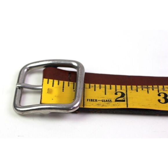 Old Navy BROWN GENUINE LEATHER 1 1/8"Wd DRESS CASUAL WOMEN'S BELT Size L (C79 - Picture 9 of 14